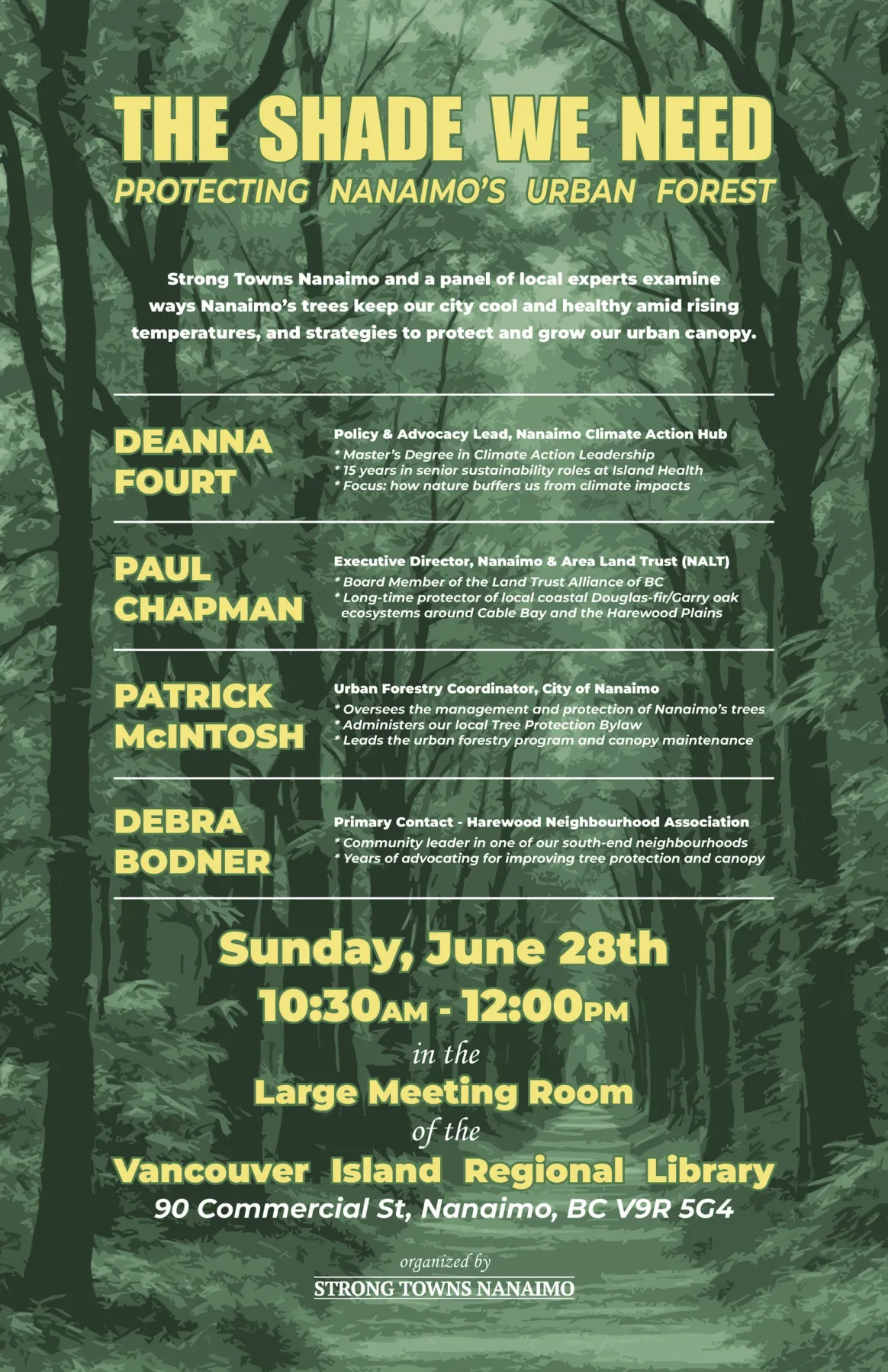 The Shade We Need: Protecting Nanaimo's Urban Forest